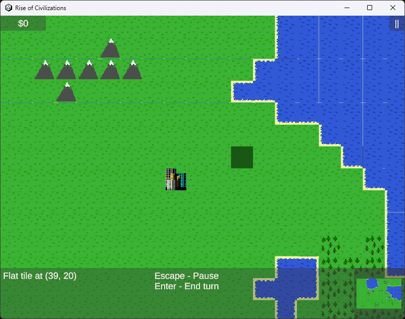 A screenshot of Rise of Civilizations.