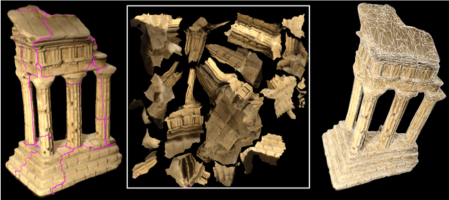 An example of scene reconstruction.